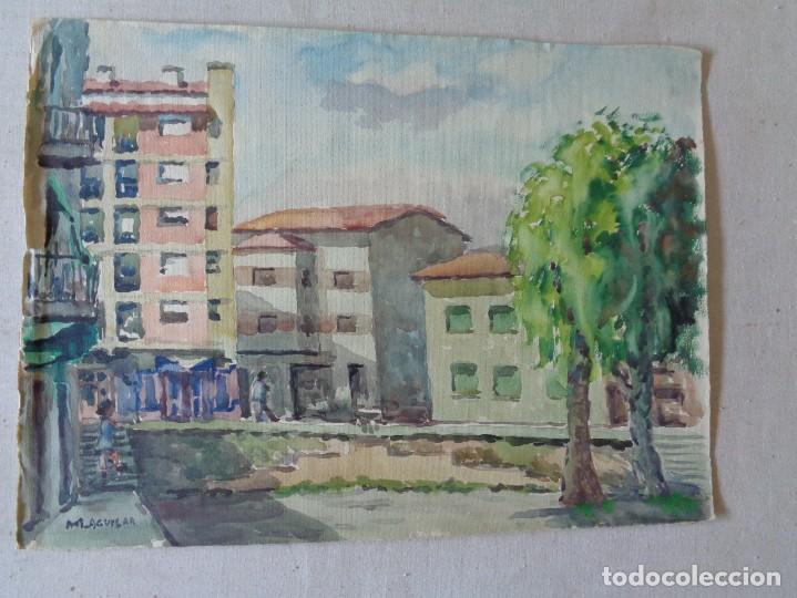 Arte: MIGUEL AGUILAR.ACUARELA.MANLLEU.PL.S. PAU.MA 16