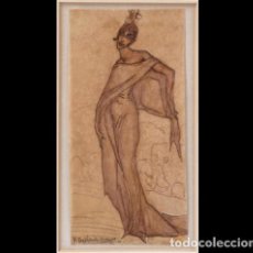 Arte: FEDERICO BELTRÁN MASSÉS (1885-1949). ”UNA JOVEN”. ESTIMACIÓN 1100€-1200€