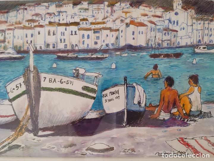 Arte: Acuarela Aguilar Mor&eacute;, Cadaqu&eacute;s - Foto 1