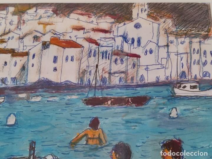 Arte: Acuarela Aguilar Mor&eacute;, Cadaqu&eacute;s - Foto 3