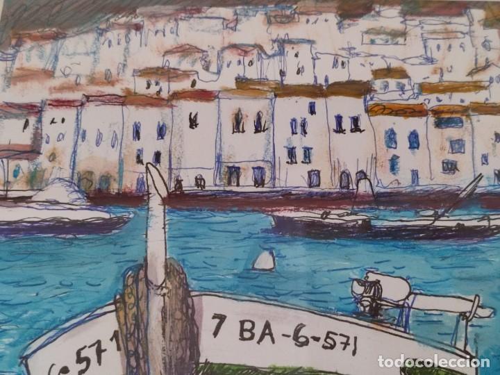 Arte: Acuarela Aguilar Mor&eacute;, Cadaqu&eacute;s - Foto 4
