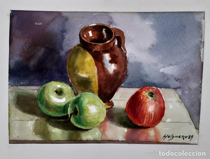 Arte: Bodeg&oacute;n con manzanas - Foto 1
