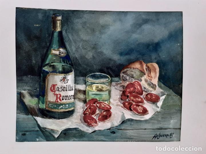 Arte: BODEG&Oacute;N con vino