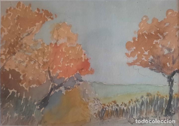 Arte: ACUARELA ENMARCADA  OTO&Ntilde;O  - Foto 2