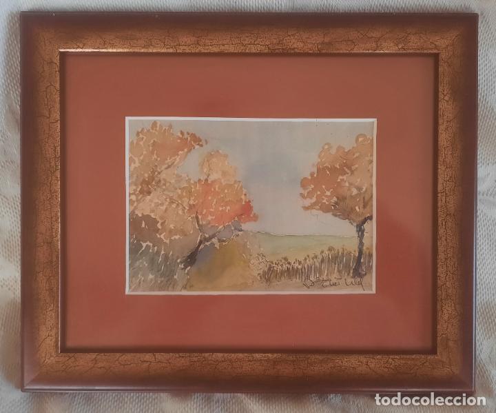 Arte: ACUARELA ENMARCADA  OTO&Ntilde;O  - Foto 1