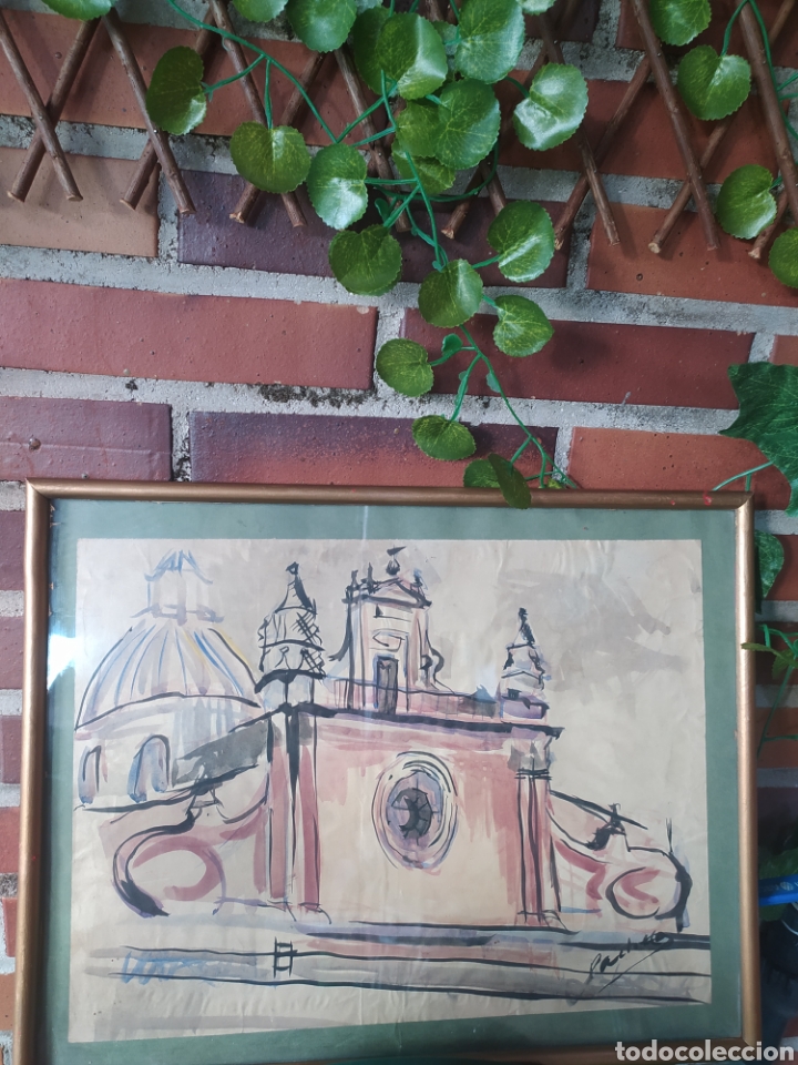 Arte: Acuarela firmada Pacheco - Foto 1