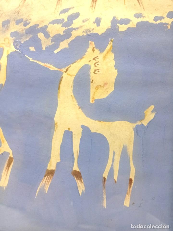 Arte: MIGUEL MANSANET (Tetuan, Madrid 1956)- Acuarela firmada y fechada en 1982
