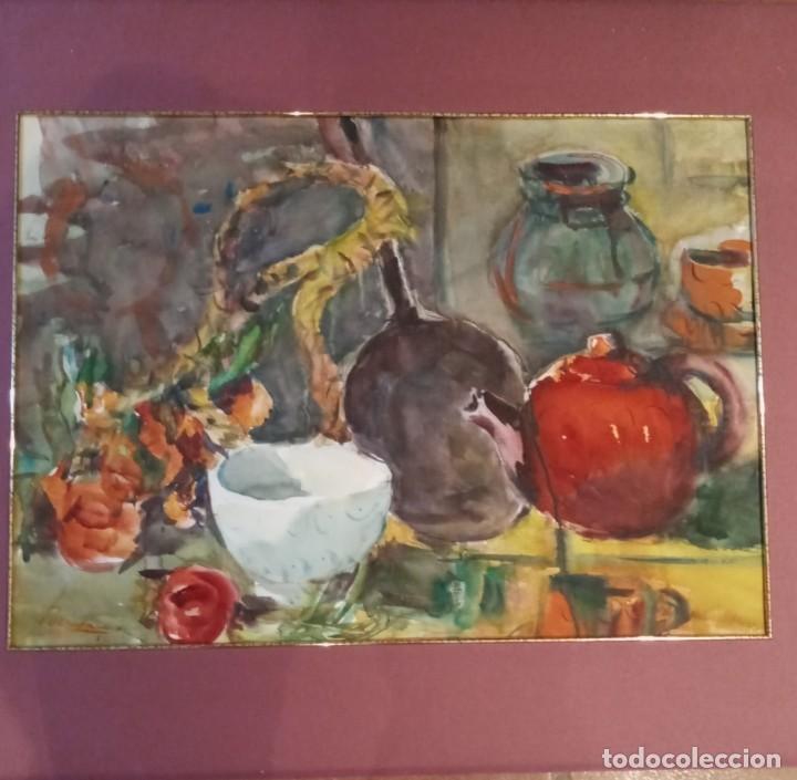 Arte: Quesada Bodegon acuarela - Foto 1
