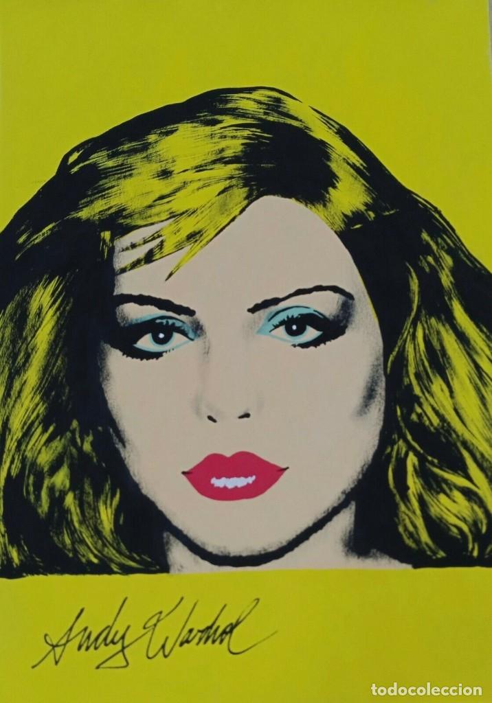 Arte: Andy Warhol, original Pop Art , aquarelle et technique mixte ”Debbie Harry” SBG - Foto 3 - 295305298