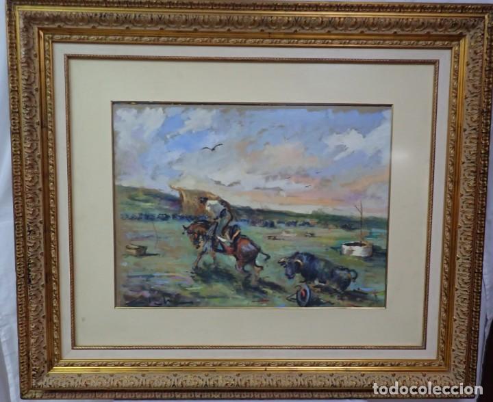 Art: Acuarela firma a catalogar GRAN TAMA&Ntilde;O