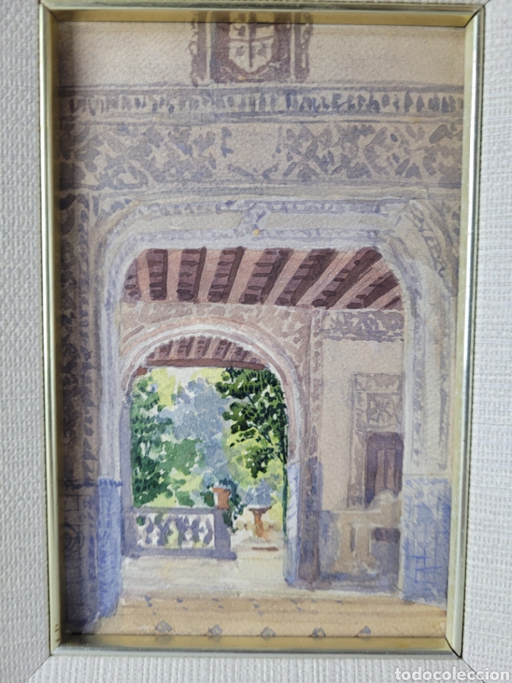 Arte: Acuarela de interior An&oacute;nimo - Foto 5