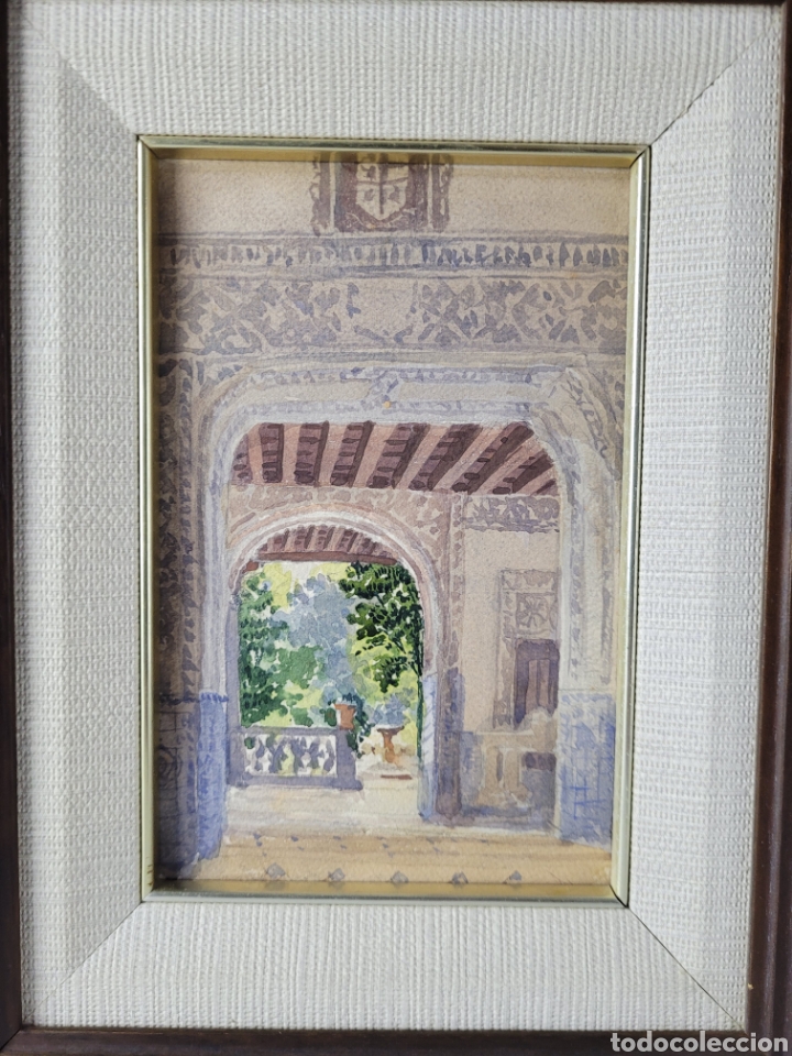Arte: Acuarela de interior An&oacute;nimo - Foto 6