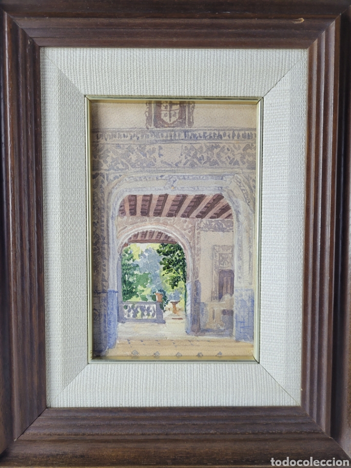 Arte: Acuarela de interior An&oacute;nimo - Foto 7