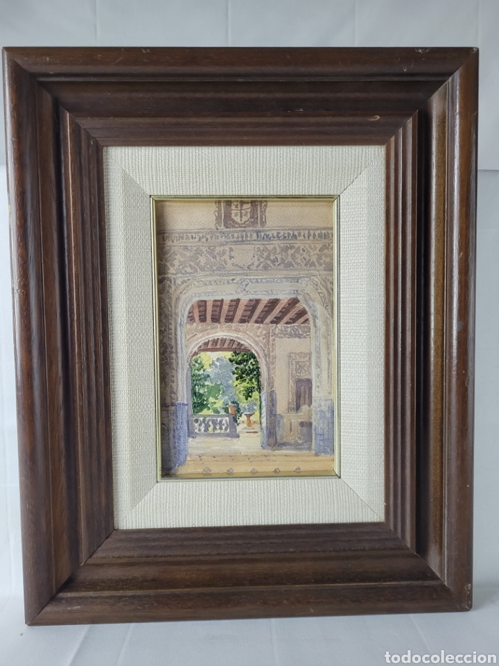 Arte: Acuarela de interior An&oacute;nimo - Foto 8