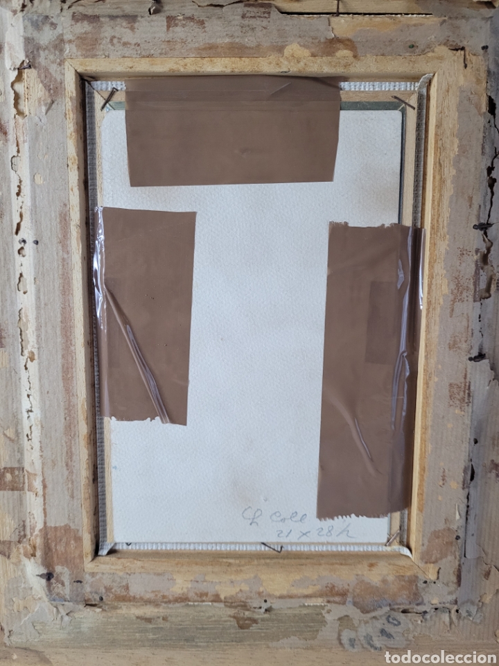 Arte: Acuarela de interior An&oacute;nimo - Foto 9