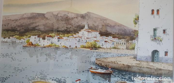 Arte: Cuadro acuarela de Cadaques - Foto 4