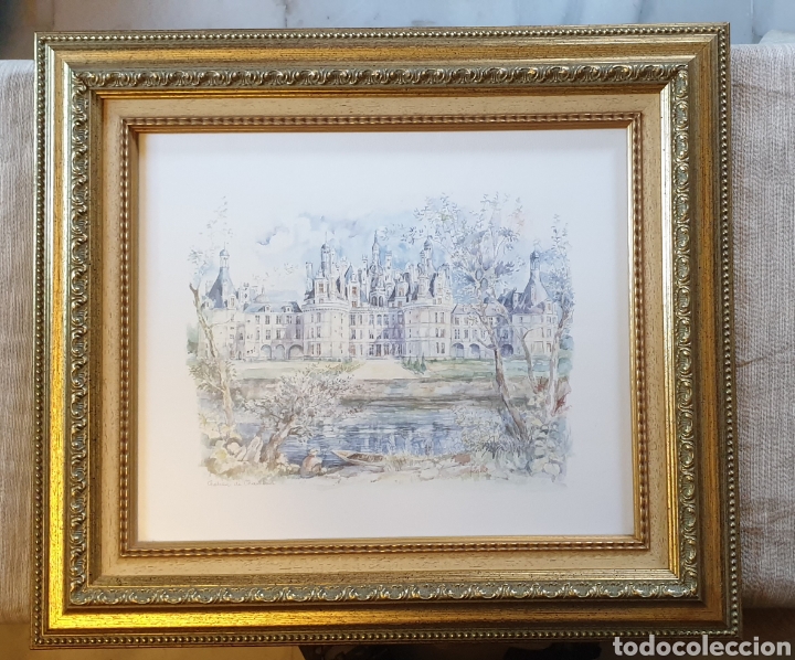 Arte: Acuarela Chateau de Chambord - Foto 1
