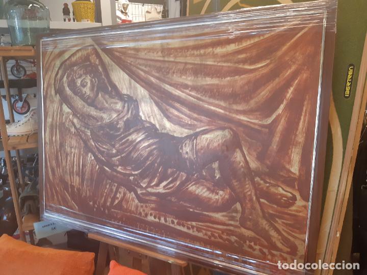 Arte: Quadre pintat (T&eacute;cnica mixta original del pintor de Reus Pere Calder&oacute; Ripoll 138x100cm