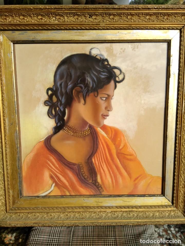 Arte: Cuadro pastel del ni&ntilde;a - Foto 1