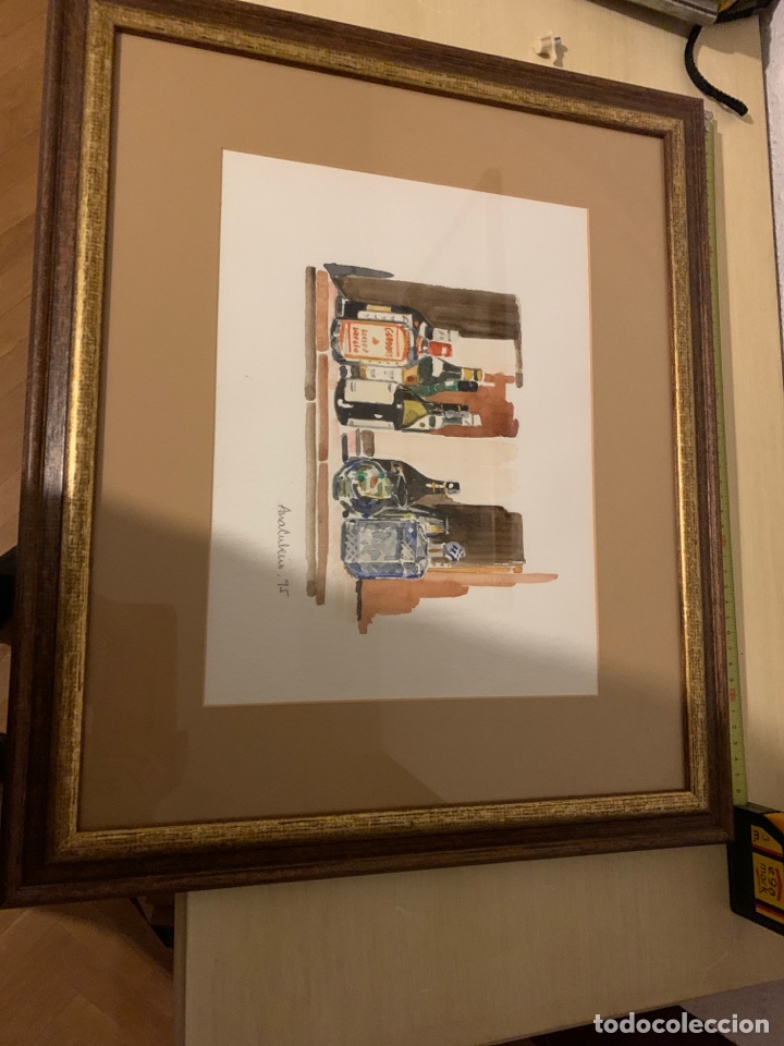 Arte: Acuarela firmada bar - Foto 2
