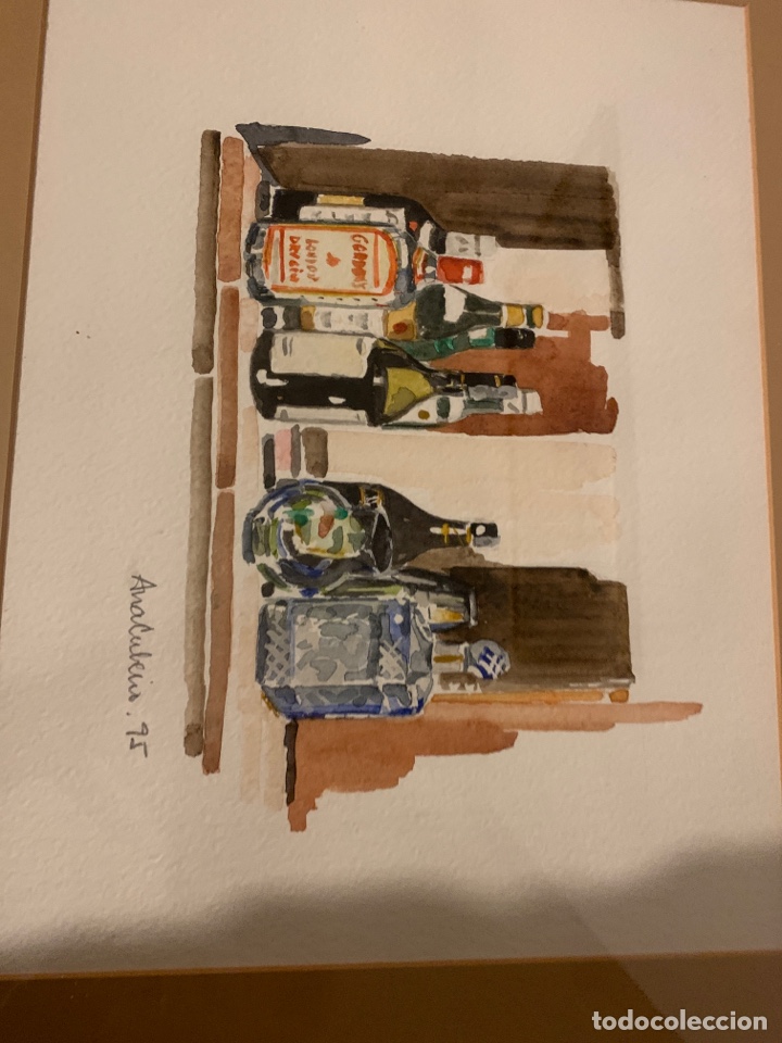 Arte: Acuarela firmada bar - Foto 3