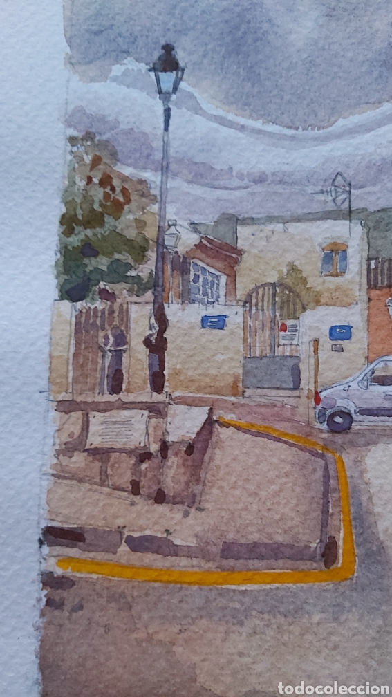 Arte: ACUARELA CALLE DE MONTBLANC - Foto 4