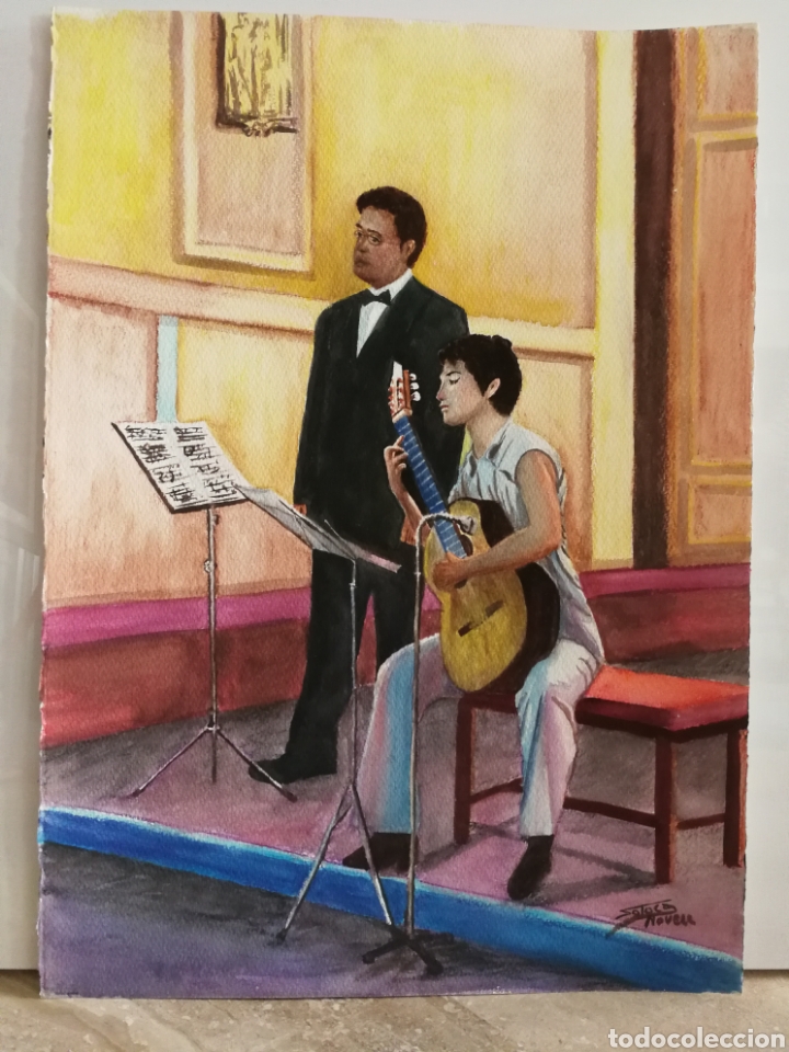 Arte: Acuarela musicos