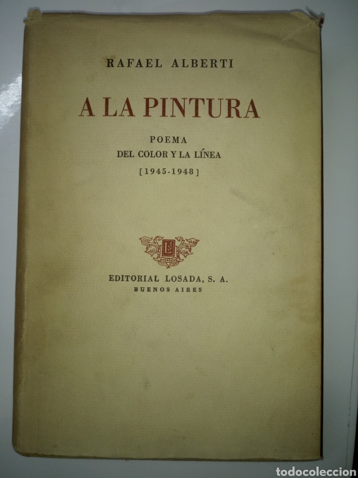 Art: A LA PINTURA.ACUARELA ORIGINAL DE ALBERTI.