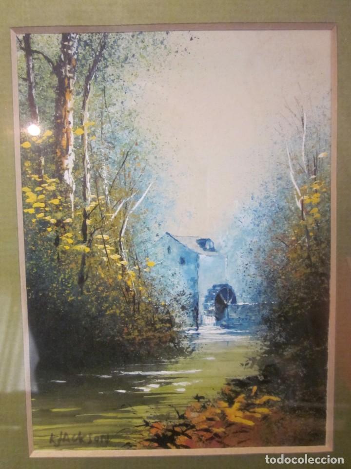 Arte: ACUARELA DE KEITH JACKSON ORIGINAL - Foto 1