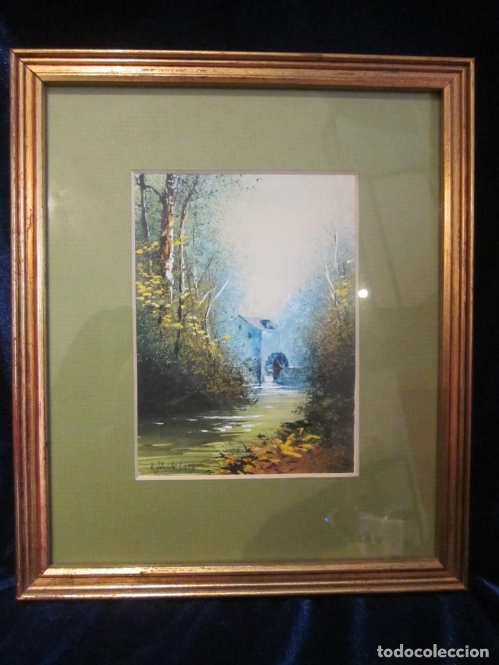 Arte: ACUARELA DE KEITH JACKSON ORIGINAL - Foto 2