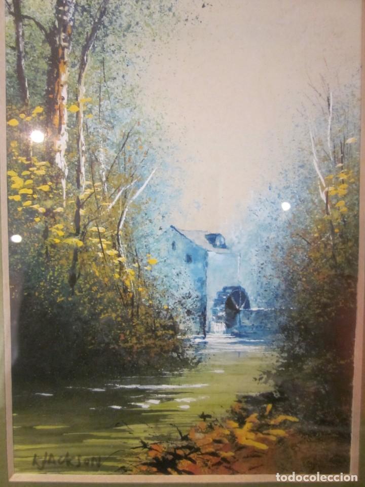Arte: ACUARELA DE KEITH JACKSON ORIGINAL - Foto 3