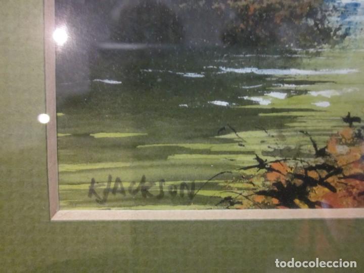 Arte: ACUARELA DE KEITH JACKSON ORIGINAL - Foto 4