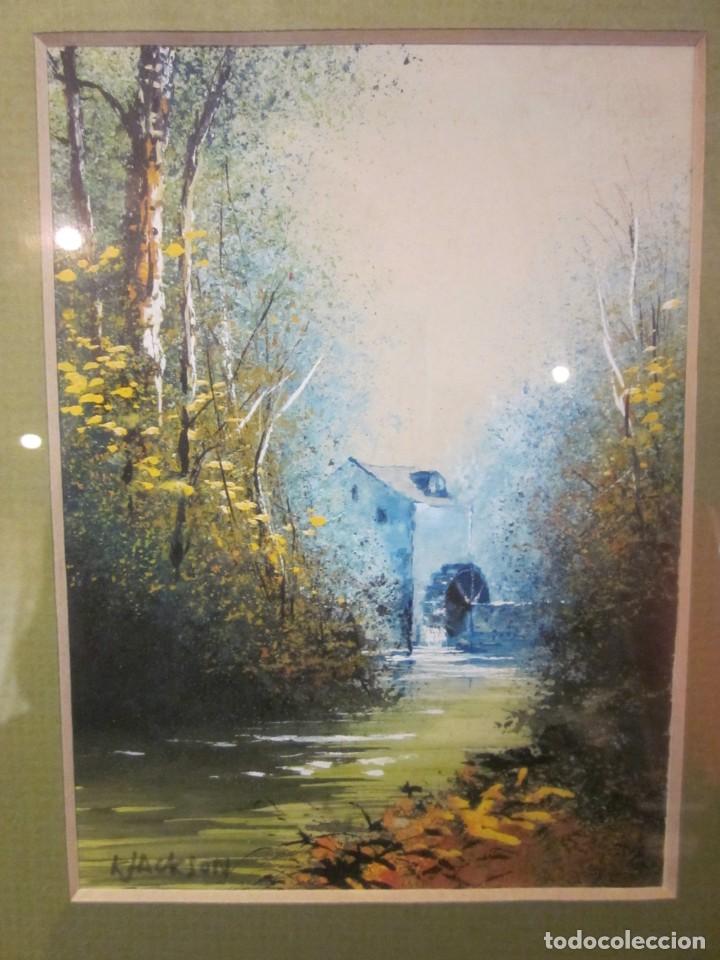Arte: ACUARELA DE KEITH JACKSON ORIGINAL - Foto 7