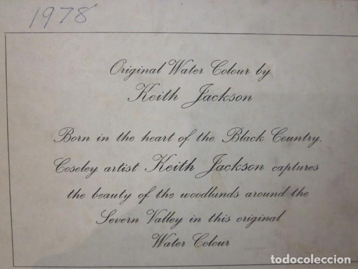 Arte: ACUARELA DE KEITH JACKSON ORIGINAL - Foto 8