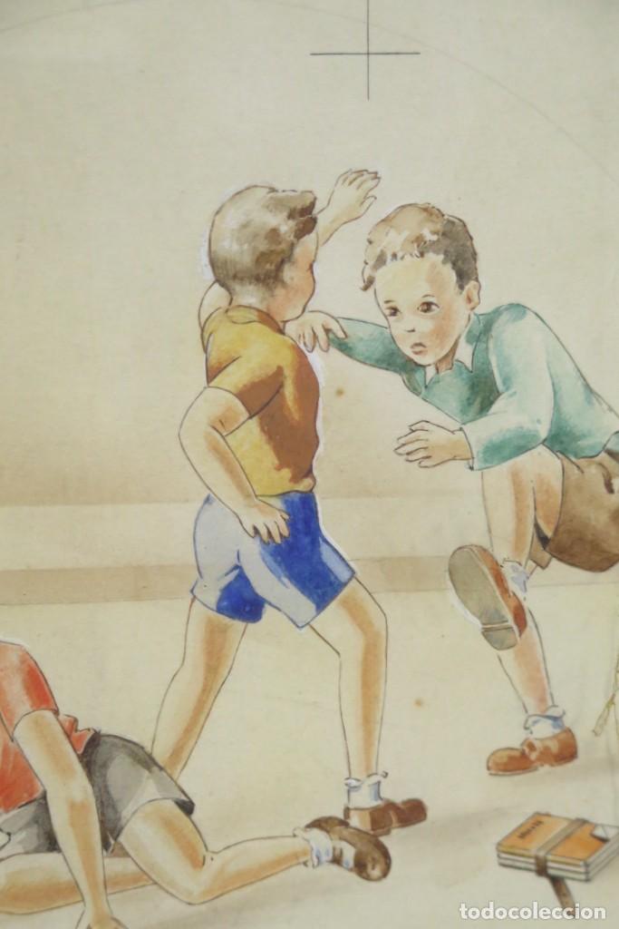 Arte: ILUSTRACION. DIFENDI AL DEBOLE. HACIA 1930 - Foto 4