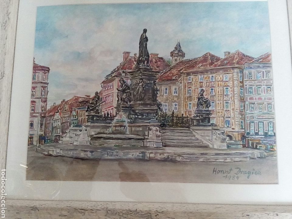 Arte: Cuadro acuarela de conocida pintora - Foto 2