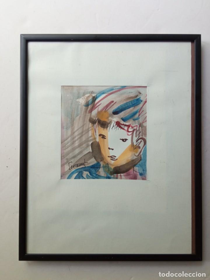 Arte: Acuarela Serracant enmarcada - Foto 1