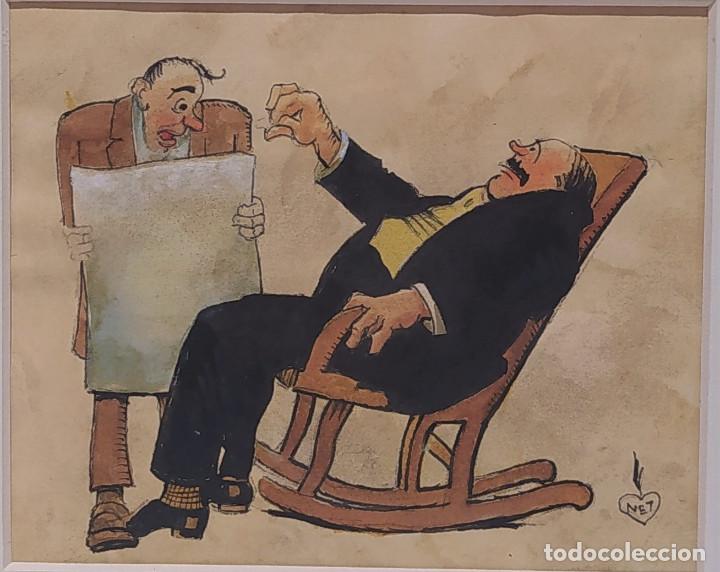 Kunst: Gaiet&aacute; Cornet Palau ( 1878-1945). Vi&ntilde;eta sat&iacute;rica