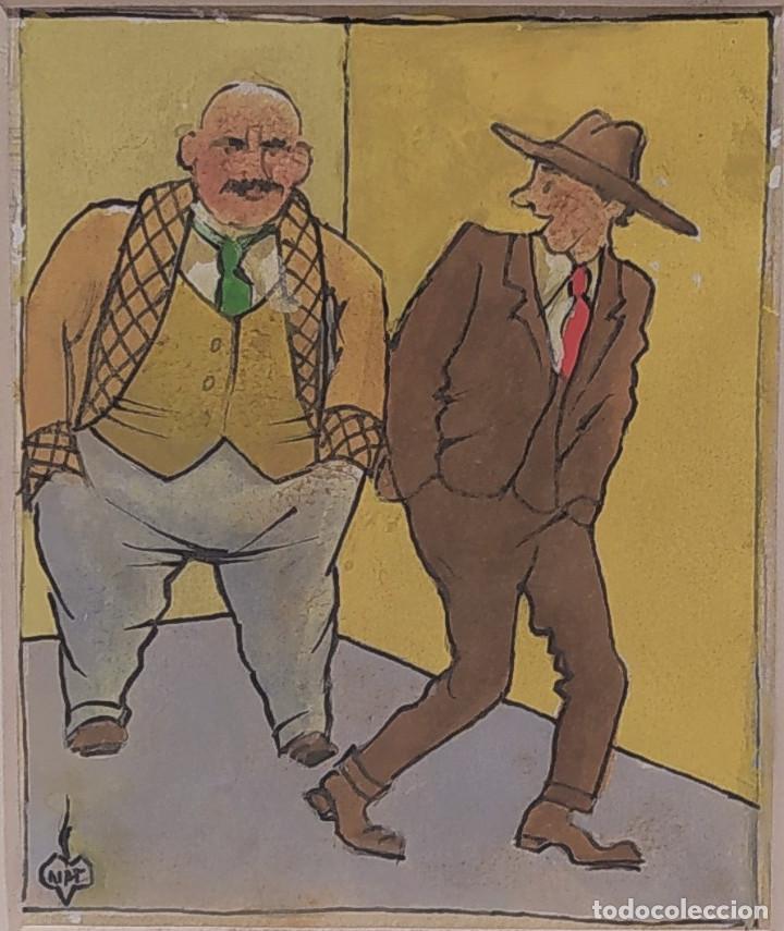 Kunst: Gaiet&aacute; Cornet Palau ( 1878-1945). Vi&ntilde;eta sat&iacute;rica