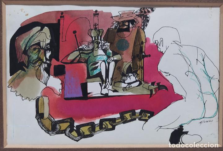 Arte: Rafael Munoa (1930-2012). Ilustraci&oacute;n - Foto 1