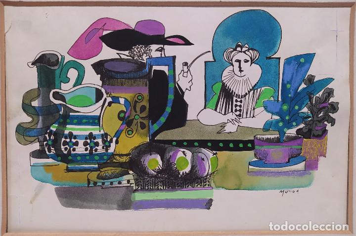 Arte: Rafael Munoa (1930-2012). Ilustraci&oacute;n - Foto 1