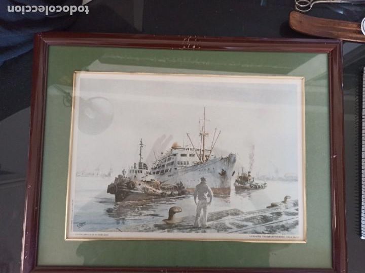 Kunst: Litograf&iacute;a Acuarela. G. Aledo. Villa de Madrid. Trasmediterr&aacute;nea. 1987