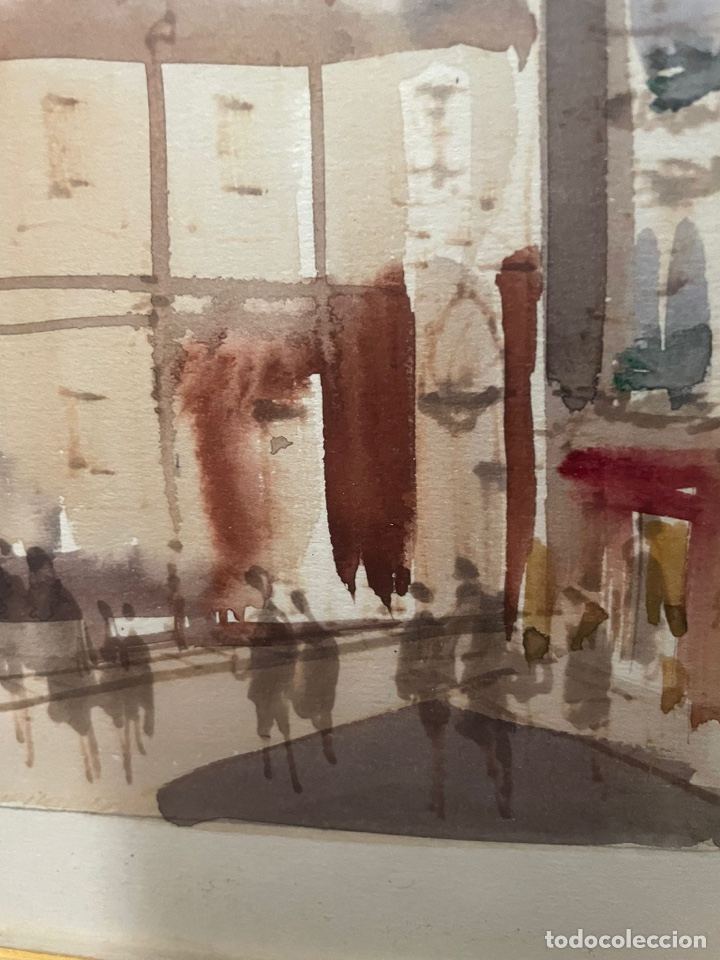 Arte: Cuadro acuarela antigua - Foto 2