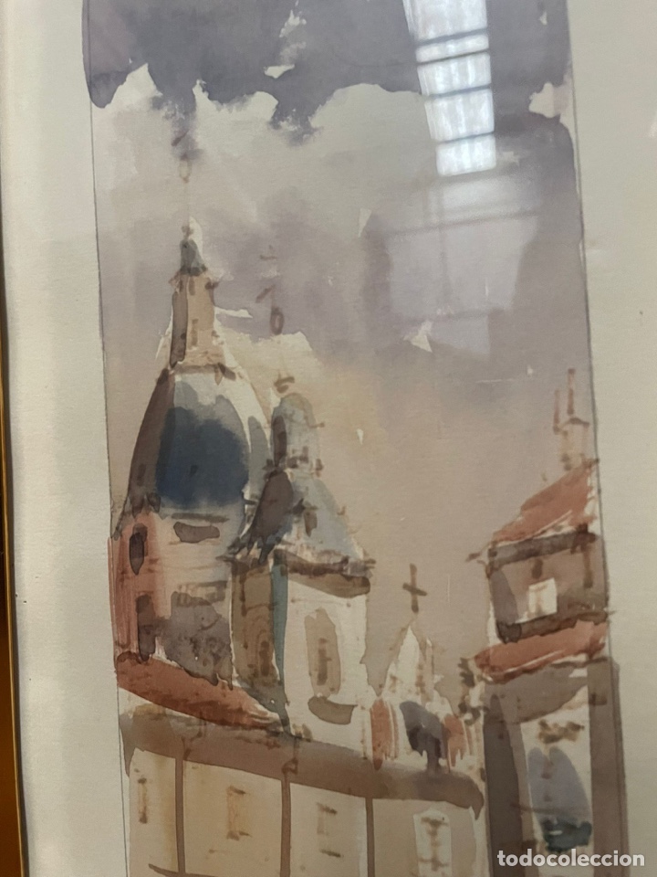 Arte: Cuadro acuarela antigua - Foto 3