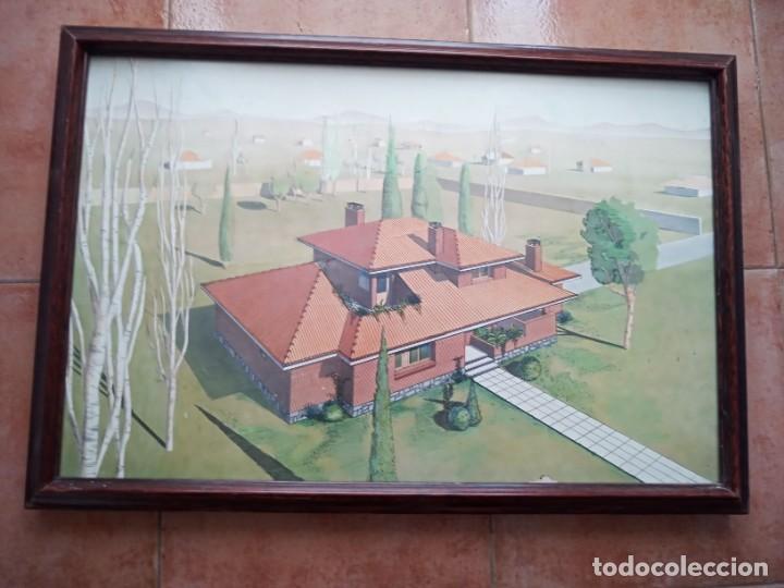 Kunst: BONITA ACUARELA ANTIGUA ENMARCADA