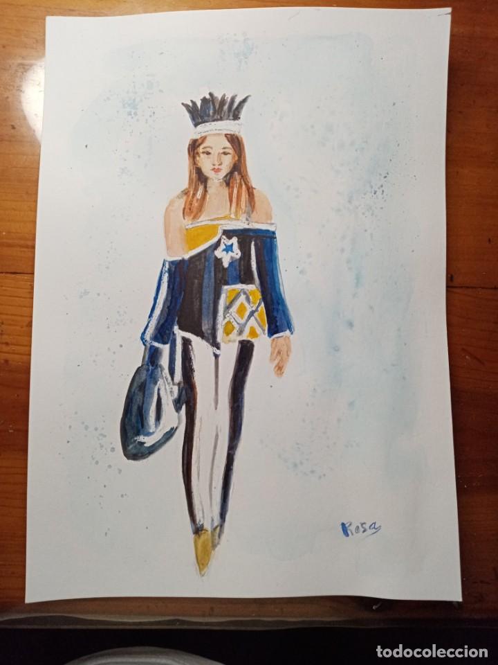 Arte: Acuarela, mujer - Foto 1