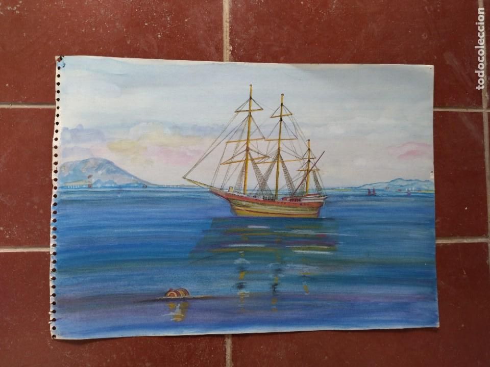 Arte: Acuarela barco - Foto 1