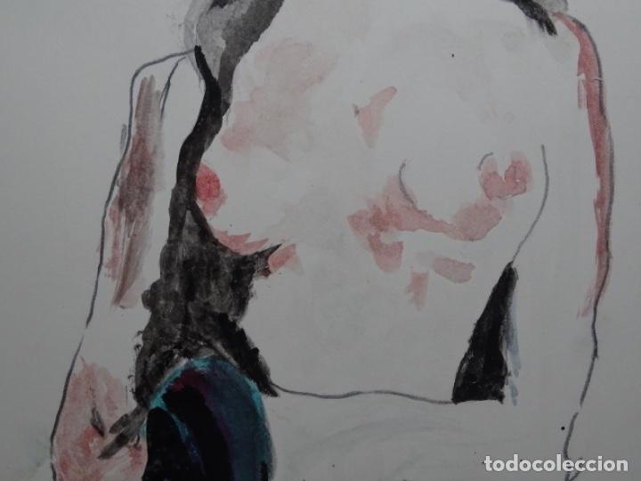 Arte: ACUARELA NATALIE CABRERA 1989. - Foto 3