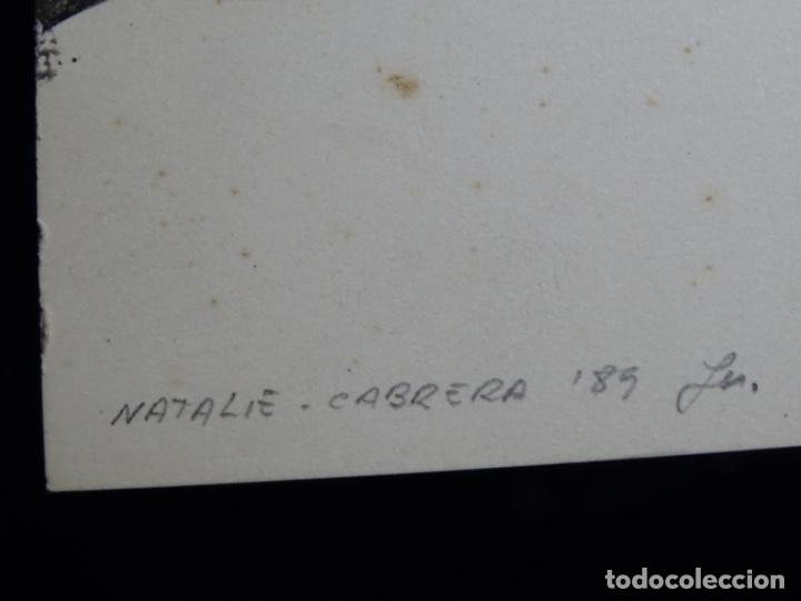 Arte: ACUARELA NATALIE CABRERA 1989. - Foto 6