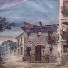 Arte: JOSÉ MARTÍNEZ GARÍ (1869 - ?). MADRID - OCTUBRE, 1908. ACUARELA SOBRE PAPEL. Lote 364346536